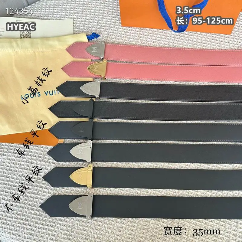 LV belt 35mmX95-125cm 8L15